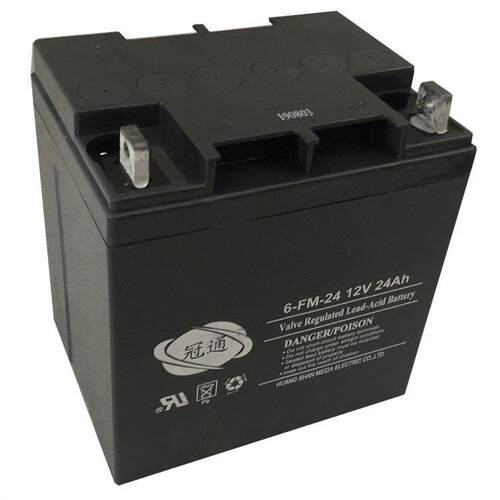 冠通蓄电池6-GFM-24 12V24AH消防照明 机房UPS电源配套 EPS直流屏