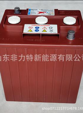 Trojan蓄电池TE35加液式6V/245AH适用叉车扫地车专用电瓶