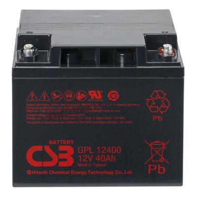 CSB蓄电池GP12400 12V40AH机房UPS电源配套 消防照明 EPS直流屏