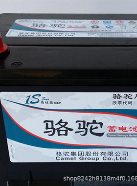 骆驼6-QW-175min(760)电瓶免维护蓄电池12V120AH农机启动电池