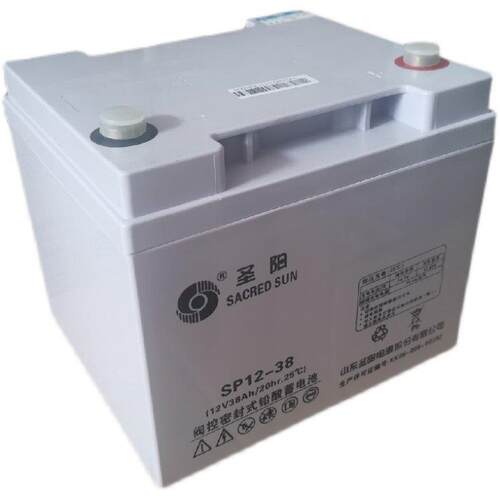 圣阳蓄电池SP12-38 12V38AH消防照明 机房UPS电源配套 EPS直流屏