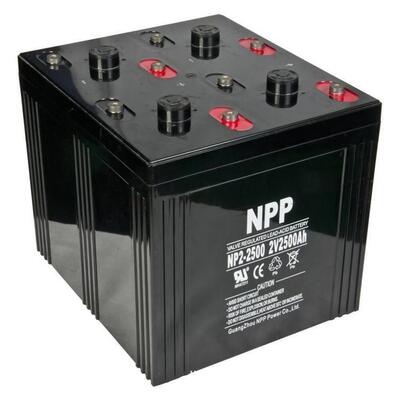 免维护铅酸蓄电池 NP2-2500 NPP 2V2500Ah 电力储能 阀控密封