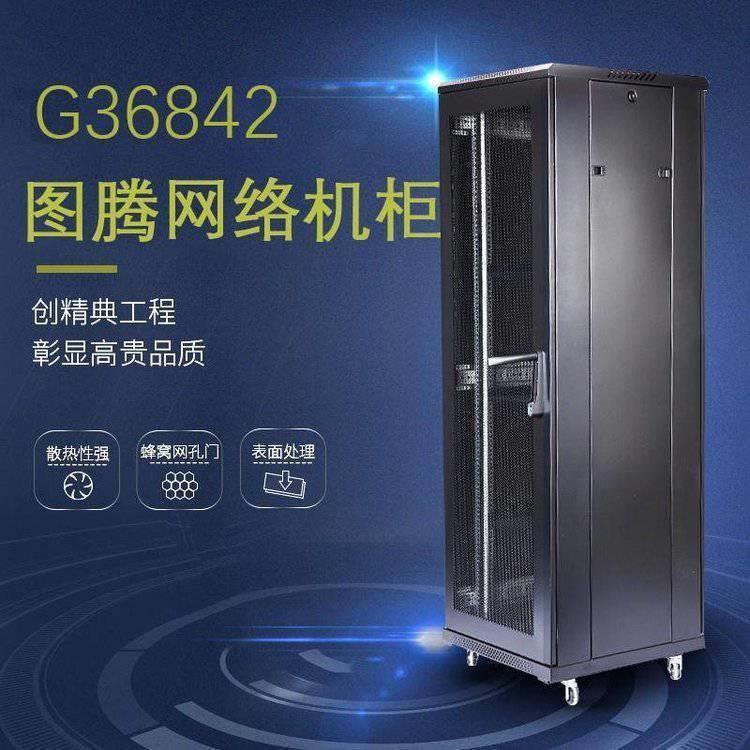 TOTEN网络机柜 G36842 600*600*2055mm网孔门 2米19寸 42u参