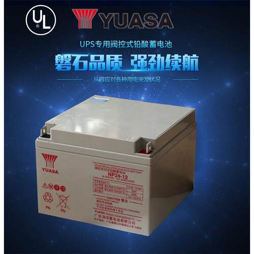 汤浅蓄电池 NP24-12 12v24ah UPS直流屏铅酸免维护UPS