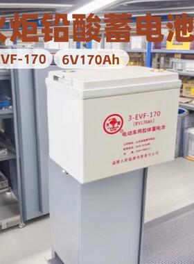 蓄电池6V8V12V3EVF200/170AH观光巡逻车高尔夫球车免维护胶体