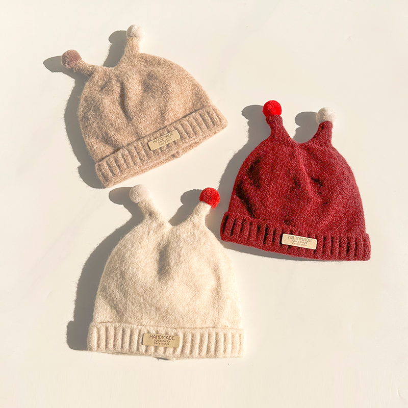 儿童2-5岁秋冬护耳防寒防风针织