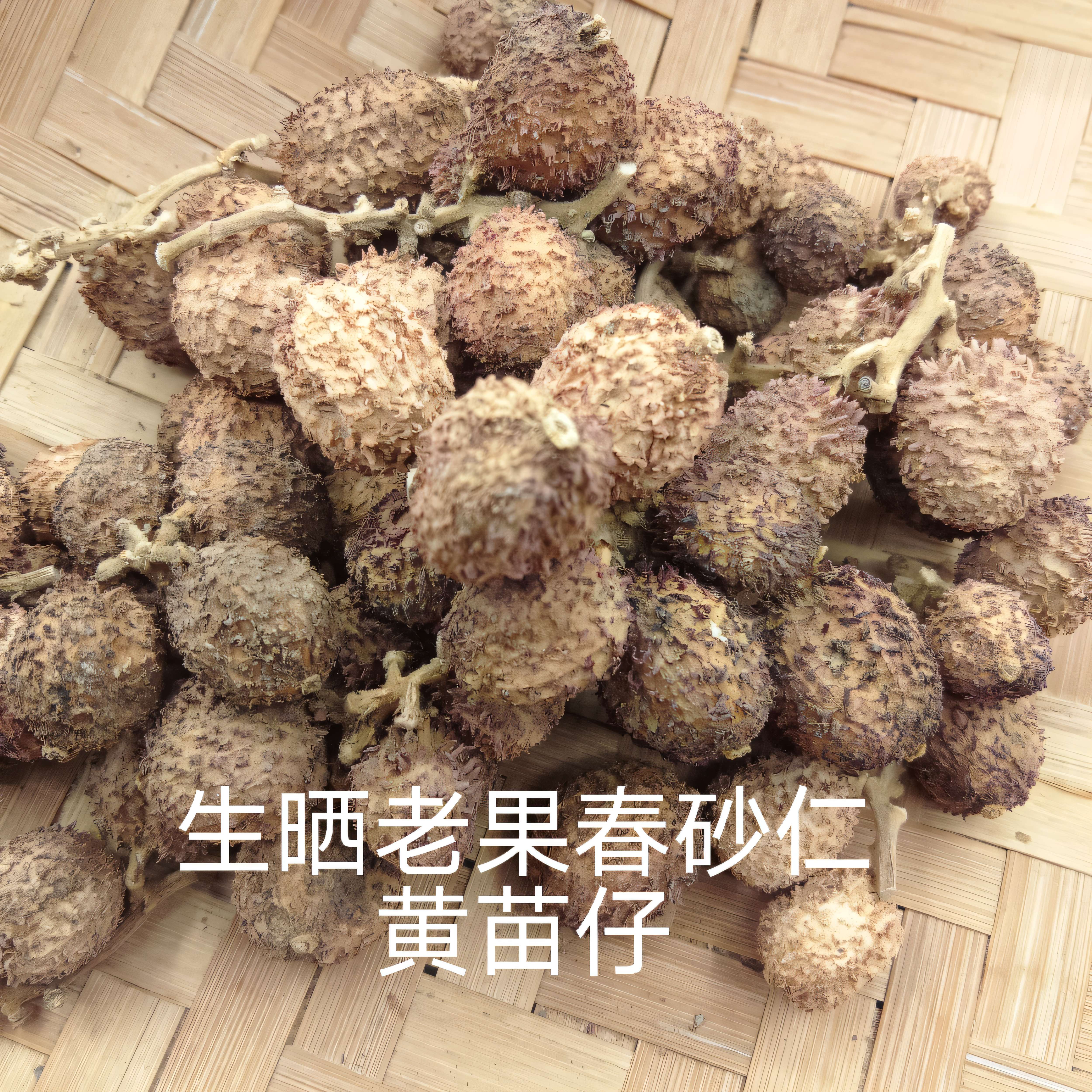 正宗生晒春砂仁干果100g阳春特产老果黄苗仔砂仁2024新果皮薄味浓