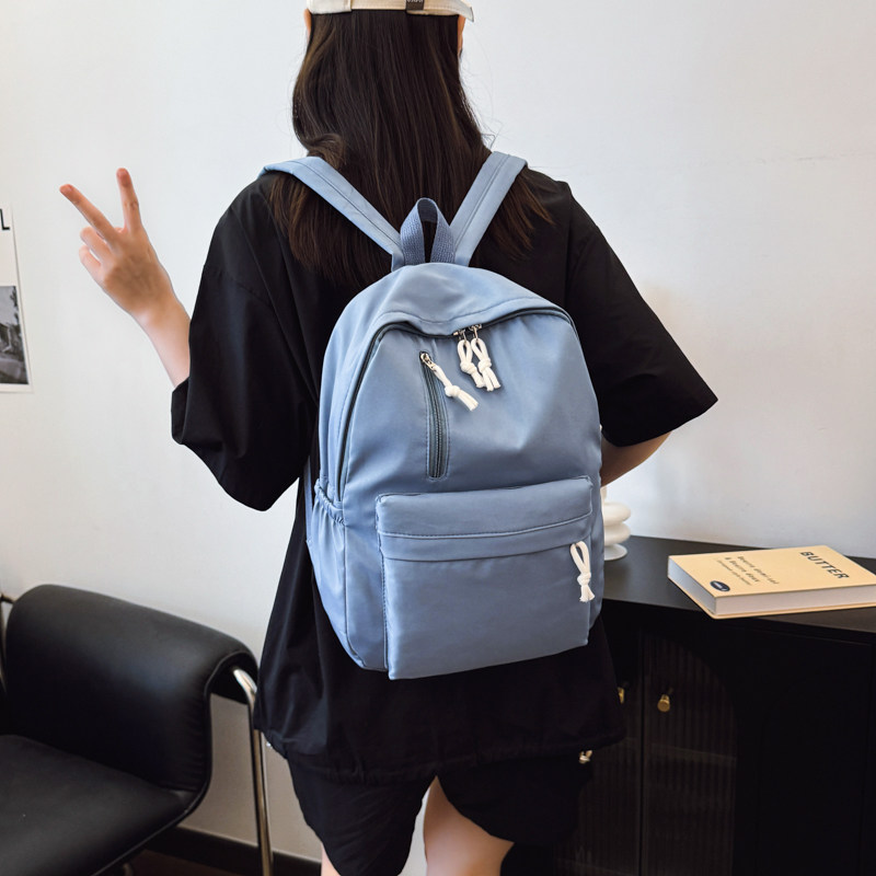 书包女生大学生百搭原宿初高中生韩版少女双肩包小学生森系双背潮