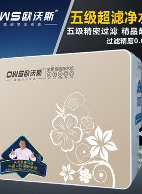 欧沃斯净水器 家用直饮OWS-B超滤净水机台式厨房自来水五级过滤