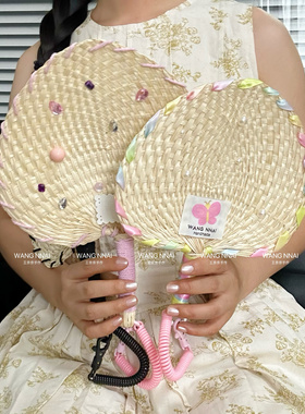 手工编织蒲扇创意个性扇子