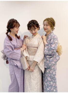 日本传统和服浴衣女 纯棉正装YUKATA日系拍摄复古cos旅游和服