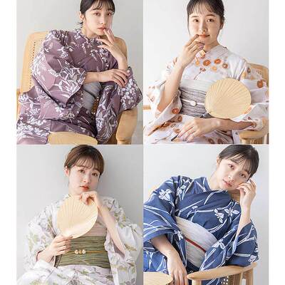 外贸日单夏季纯棉和服浴衣