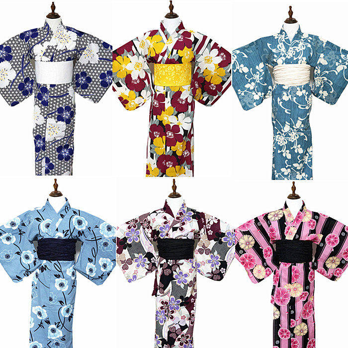 日本和服浴衣女传统正装款式纯棉面料日式拍摄旅游服饰多款式
