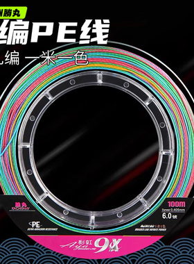 胜丸一米一色9编大力马鱼线主线pe线钓鱼子线路亚线筏钓渔线