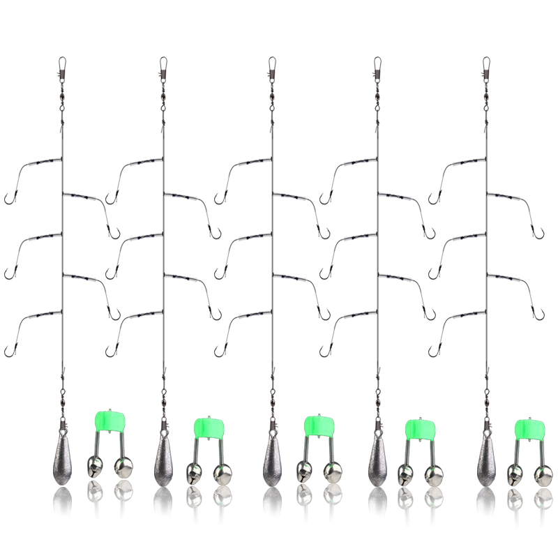 串钩大力马防缠绕钓套装胶管串钩