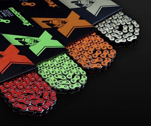 MotoMax摩迈仕链条525/520SX3摩托车油封链条平替RK适用川崎宝马