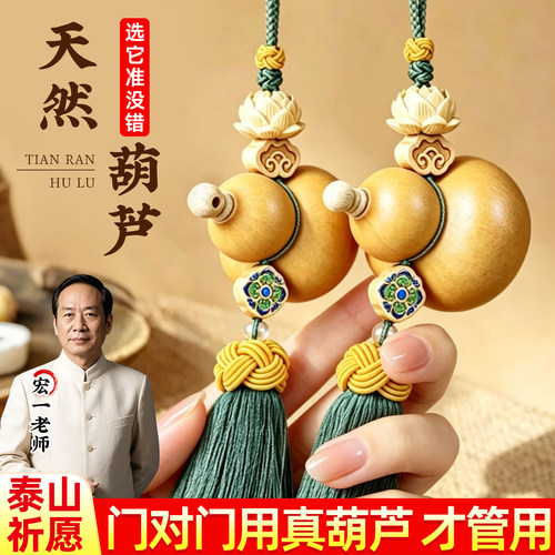 天然葫芦挂件短款大门对门对客厅