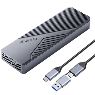 奥睿科USB4硬盘盒m2固态改移动硬盘外接盒子40Gbps读取器兼容雷电