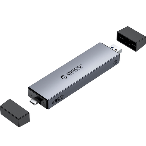 奥睿科m2固态硬盘盒nvme/sata双协议移动外接ssd读取器笔记本通用