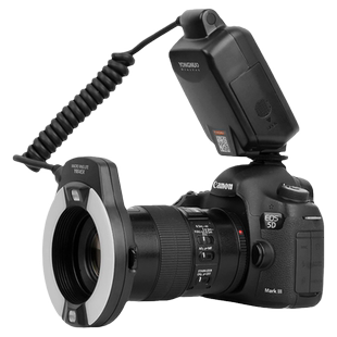 永诺YN14EX环形微距环闪灯口腔牙齿昆虫珠宝首饰环型闪光灯TTL牙科单反相机适用于尼康佳能索尼富士