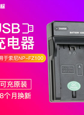 沣标ZV-E10 II充电器a6700 NP-FZ100座充a7c2适用索尼A7C A1 A7M4 M3 A7RM3 A7RM4 A6600 A9II A7R5 FX30相机