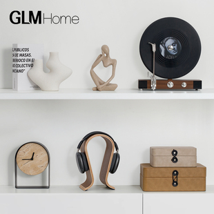 轻奢高档客厅酒柜摆件家居电视柜书柜开放格小众餐边柜桌面装饰品