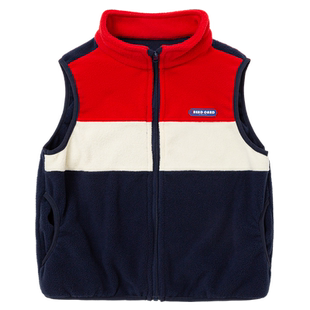 龙之涵儿童摇粒绒马甲亲子款新款中大童休闲时尚男女童装