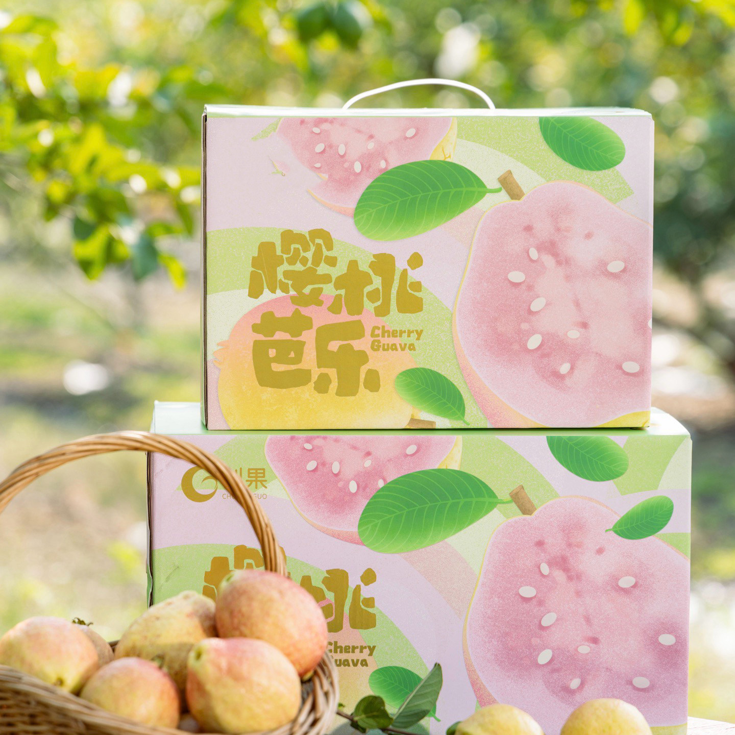 广东岭南樱桃芭乐迷冰激凌你粉芭番石榴/芭乐
