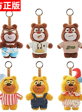 52toys熊出没狗熊岭时装周毛绒盲盒可爱熊大熊二包包挂件公仔玩偶