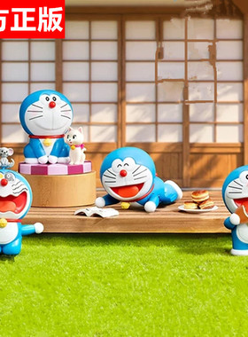 正版52TOYS哆啦A梦美好的一天发条可动盲盒可爱女生礼物桌面摆件