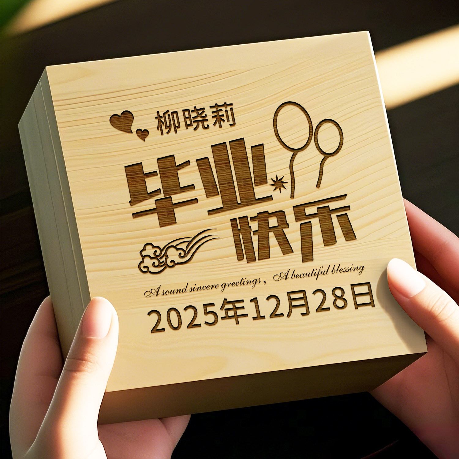 定制毕业礼物送老师幼儿园小学初中大学女生男生闺蜜毕业季纪念品