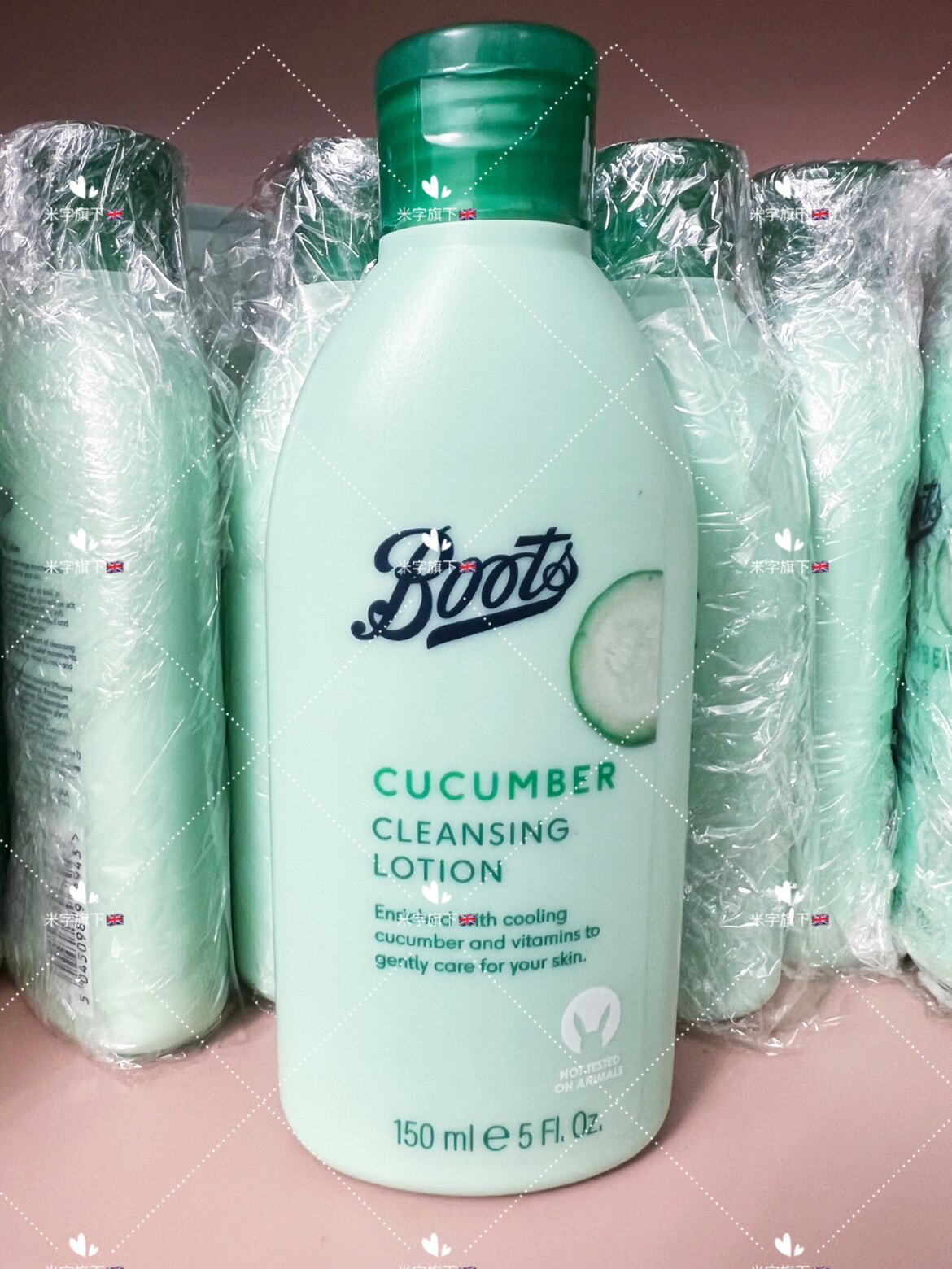 新版英国 Boots小黄瓜卸妆乳150ml 清爽镇静柔肤温和深层清洁保湿
