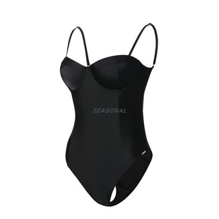 单肩波浪边连体泳装 爆款 欧美性感明星同款 Patricial泳衣女新款