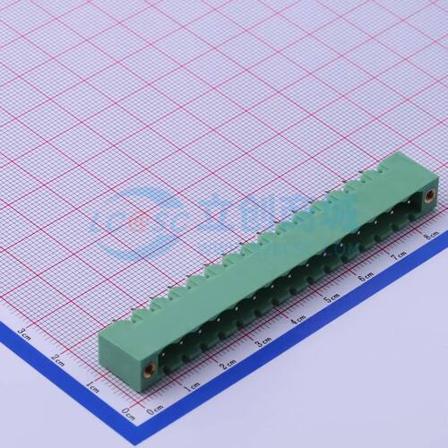 插拔式接线端子 DB2EVM-5.08-15P-GN 插件,P=5.08mm 1x15P电子元