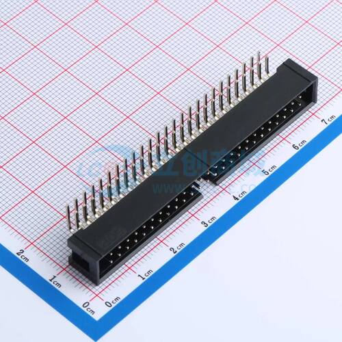 IDC刺破式连接器(牛角/简牛) DS1013-50RSiB-B-0 弯插,P=2.54mm 2