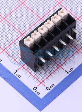 弹簧式接线端子 JL212R-35006B01 弯插,P=3.5mm 1x6P电子元件BOM