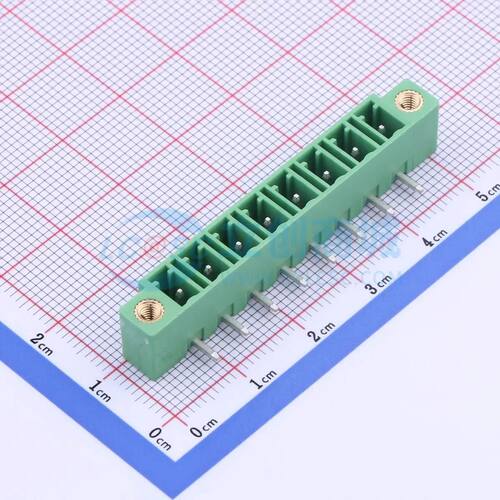 插拔式接线端子 DB1ERM-5.08-8P-GN 弯插,P=5.08mm 1x8P电子元件B