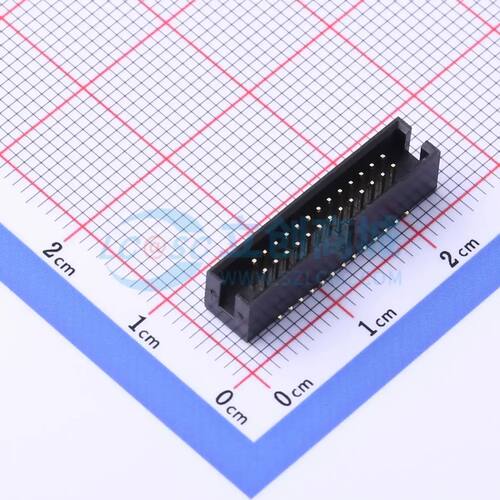 IDC刺破式连接器(牛角/简牛) X1270WVS-2x13B-9TV01 SMD,P=1.27mm