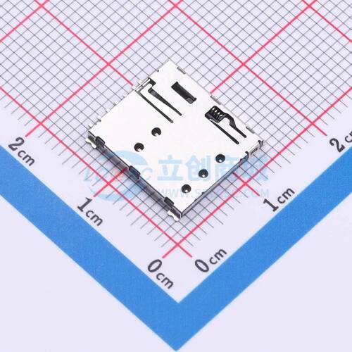SIM卡连接器 LCK-NANO-113AW SMD 自弹式电子元件BOM可配单