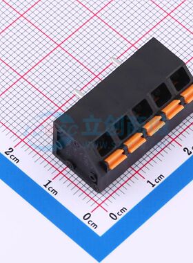 弹簧式接线端子 KFM736LA-5.0-5P 插件,P=5mm 5P 1x5P电子元件BOM