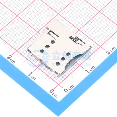 SIM卡连接器 LAIL-SIM04-T1.35-T SMD 自弹式电子元件BOM可配单