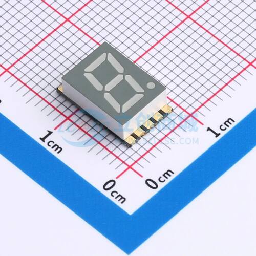 LED数码管 GS3011AR-G SMD,12x7.3mm 1位0.3电子元件BOM可配单