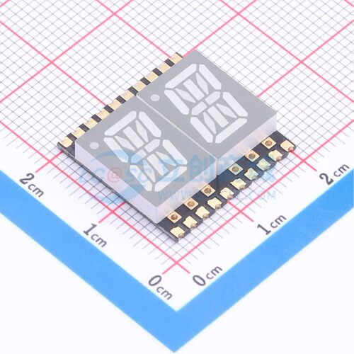 LED数码管 GS4021ASR-G SMD,19x18.8mm 电子元件BOM可配单