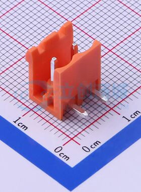 插拔式接线端子 DB2ER-5.08-2P-OG 弯插,P=5.08mm 板端/插座-开口