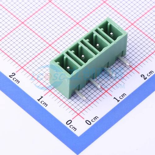 插拔式接线端子 DB1ERC-5.08-4P-GN 弯插,P=5.08mm 1x4P电子元件B