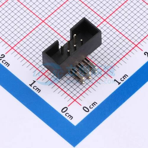 IDC刺破式连接器(牛角/简牛) X2001WR-2x03A-6TV01 弯插,P=2mm 2x