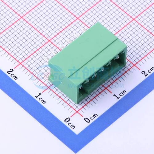 插拔式接线端子 DB2EVC-2.54-6P-GN 插件,P=2.54mm 板端/插座-闭