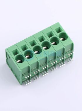弹簧式接线端子 KF205R-10.0-6P 插件,P=10mm 6P 1x6P电子元件BOM