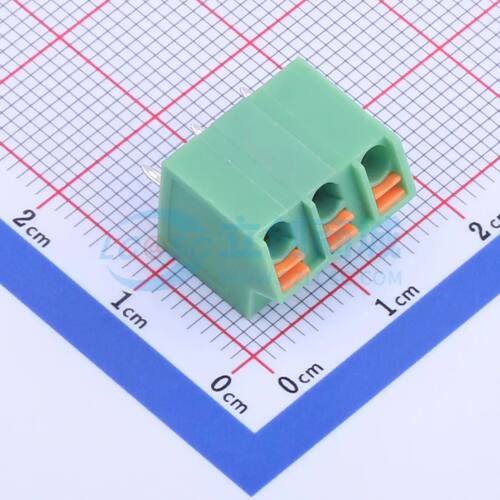 弹簧式接线端子 KF250NH-5.0-3P 插件,P=5mm 3P 1x3P电子元件BOM