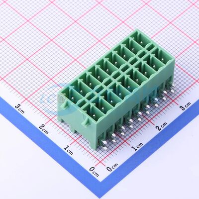 插拔式接线端子 KF2EDGKRG-3.5-2*9P 弯插,P=3.5mm 板端/插座-闭